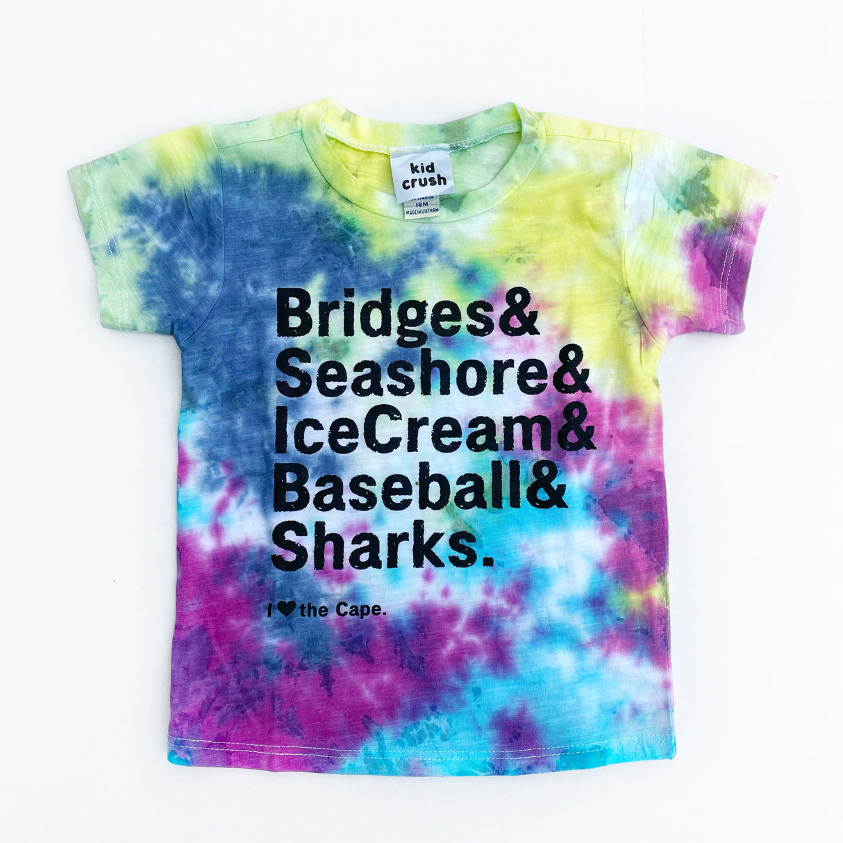 I Love the Cape SS Tee - Tie Dye