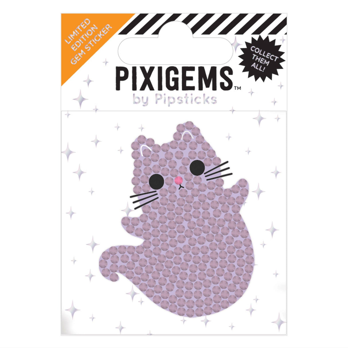 Pipstickers - Kitty Ghost Pixigem