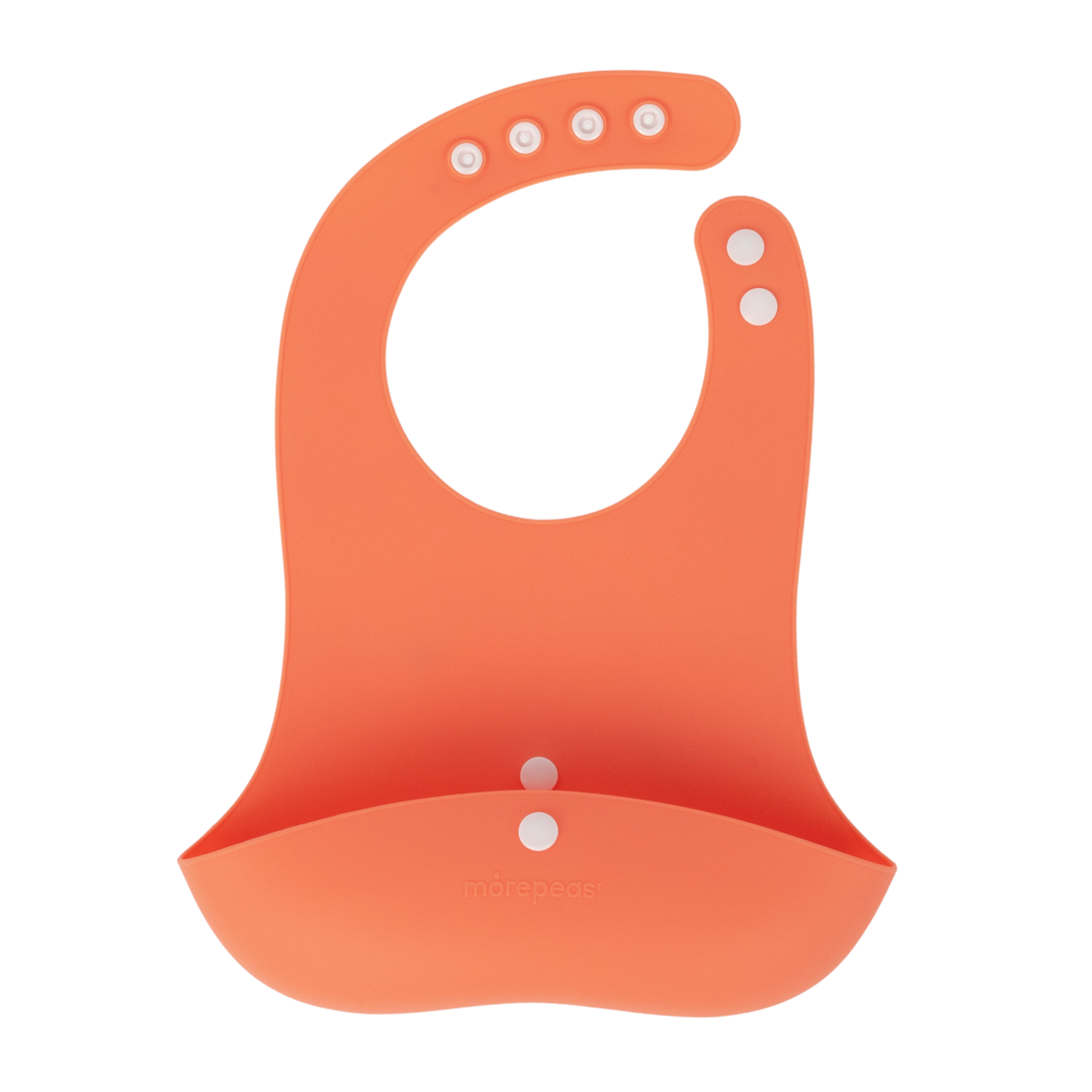 Roll & Snap Bib - Melon