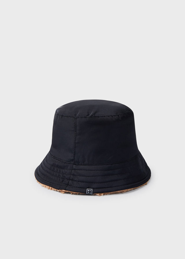 Sherpa Lined Bucket Hat - Black FINAL SALE