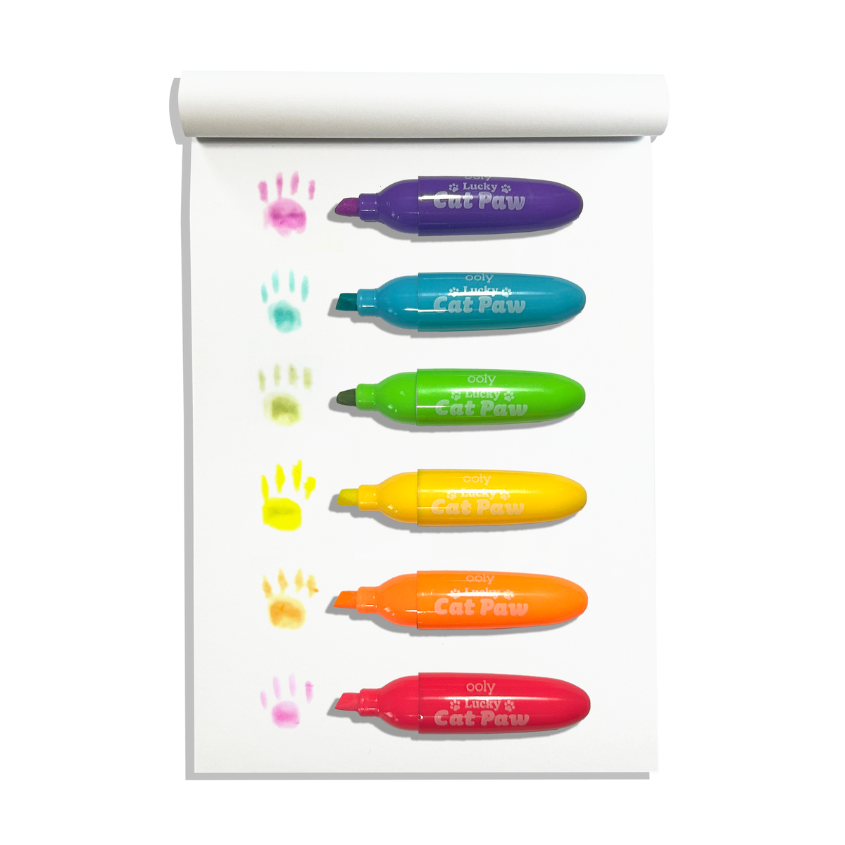 Lucky Cat Paw Neon Highlighters
