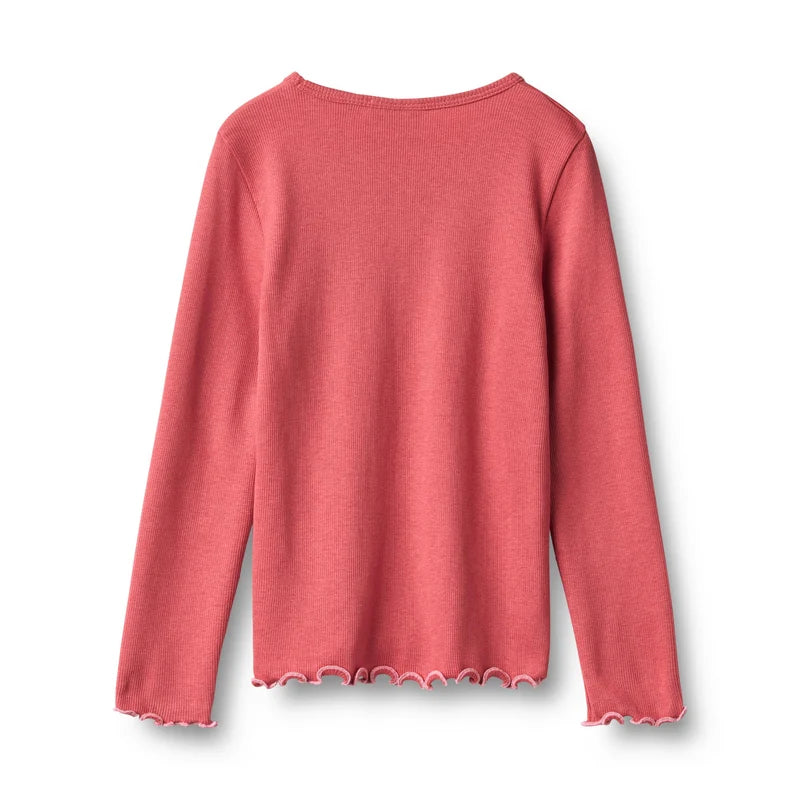 Elsie Long Sleeve Tee - Raspberry