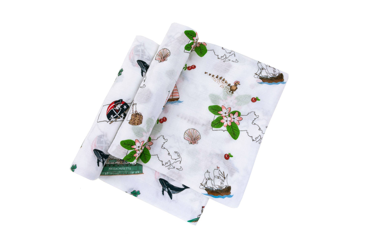 Muslin Swaddle - Massachusetts
