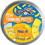 Crazy Aaron's Thinking Putty 4" Tin - Mix It Mac & Cheese