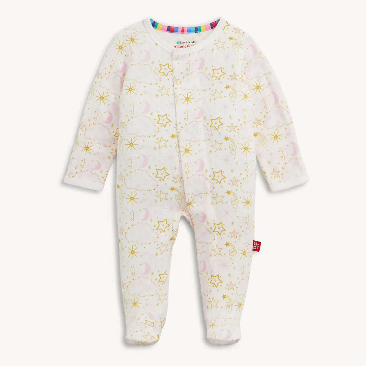 Magnetic Me Modal Footie - Star Signs Pink