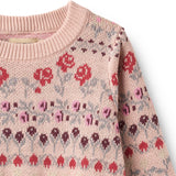 Mikmak Jacquard Pullover - Dim Rose