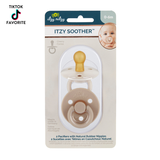 Itzy Soother Natural Rubber Paci Set - Harbor + Coast