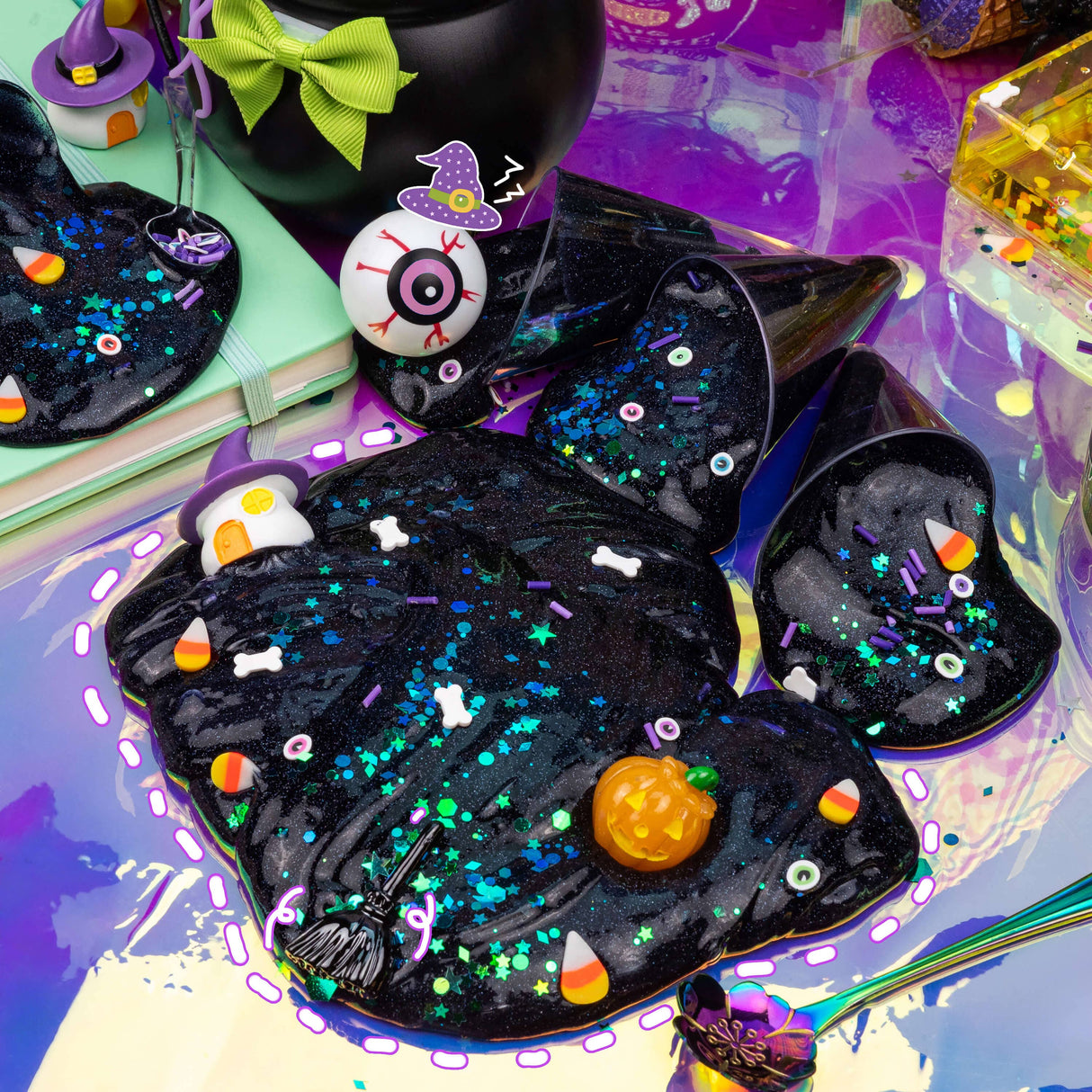 Kawaii Slime - Spooky Stew Goo Glitter Slime