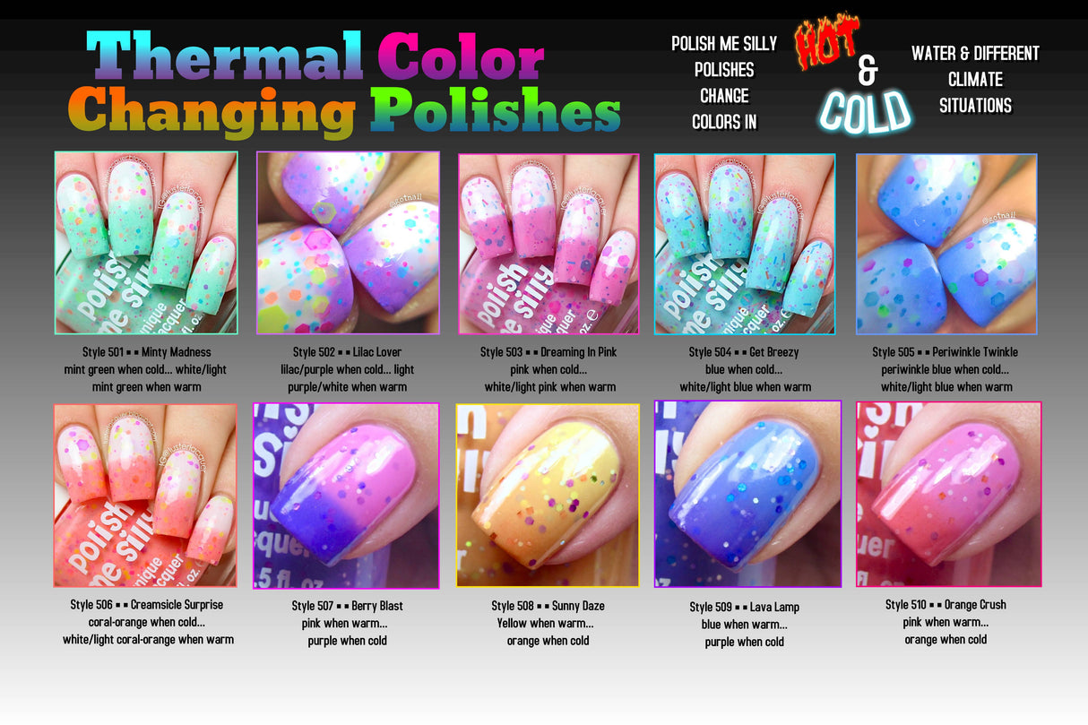 Thermal Nail Polish - Sunny Days