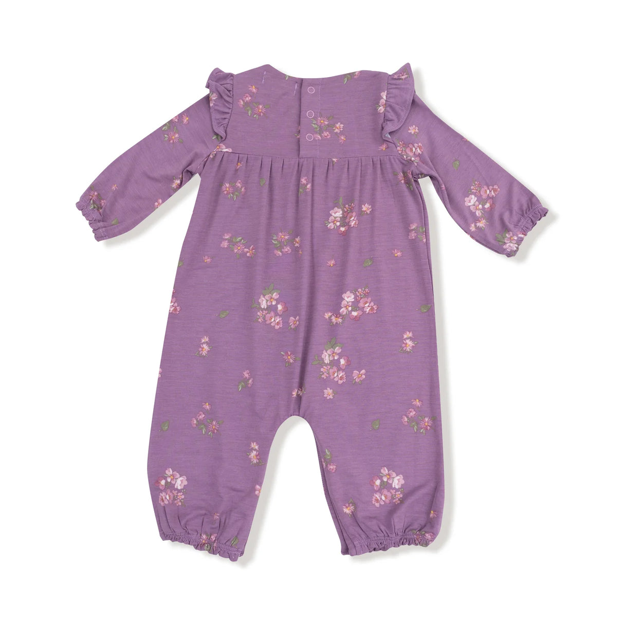 Ruffle Sleeve Romper - Woodsorrel
