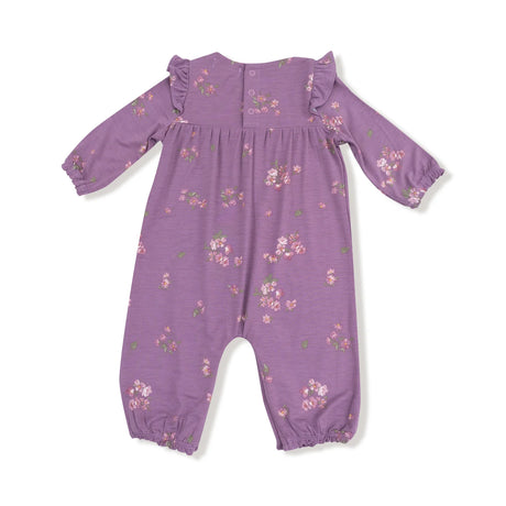 Ruffle Sleeve Romper - Woodsorrel