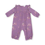 Ruffle Sleeve Romper - Woodsorrel