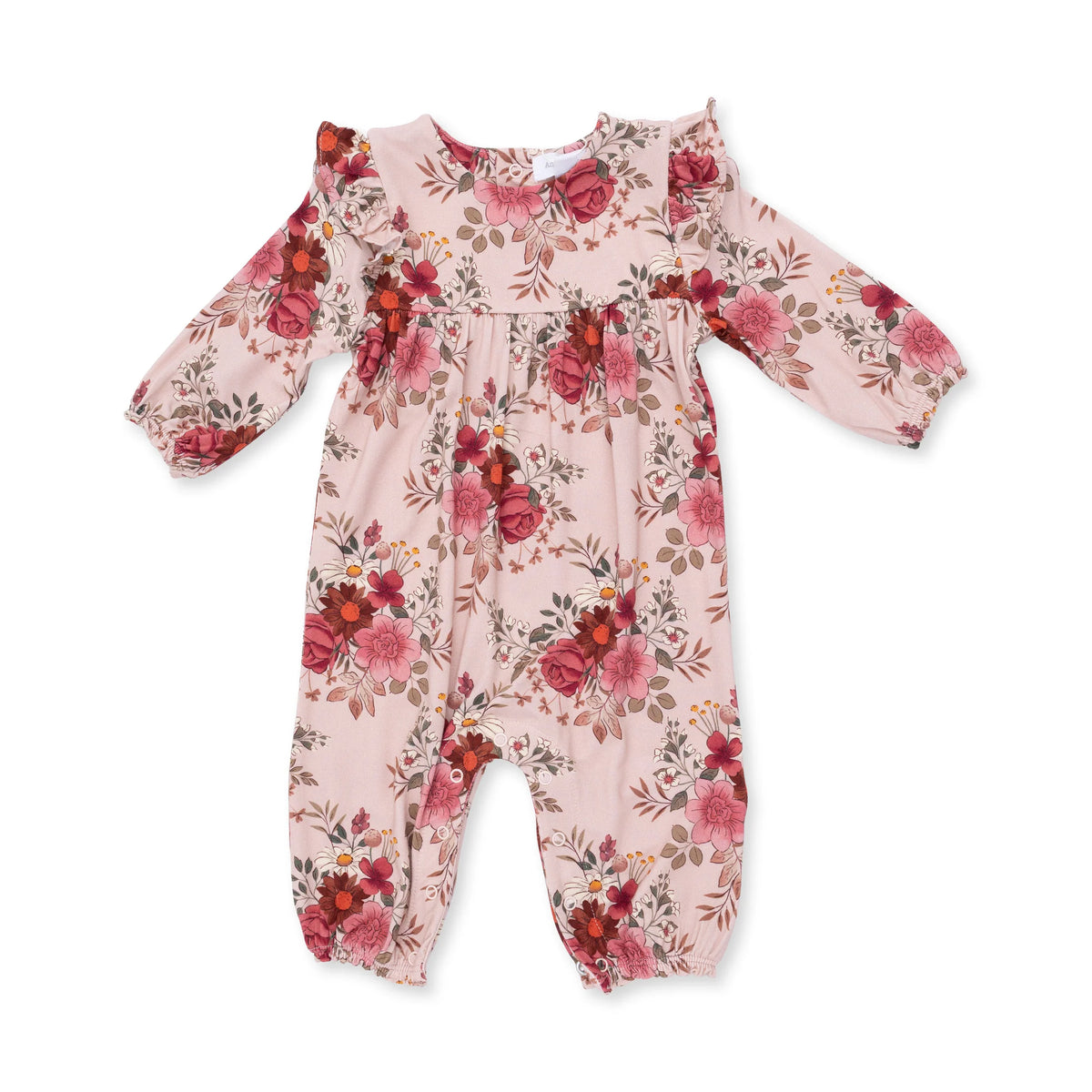 Ruffle Sleeve Romper - Sabrina Floral