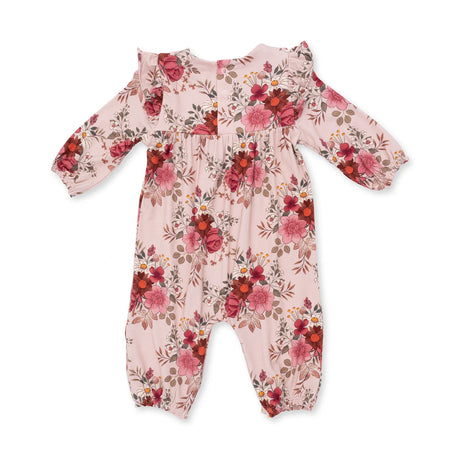 Ruffle Sleeve Romper - Sabrina Floral