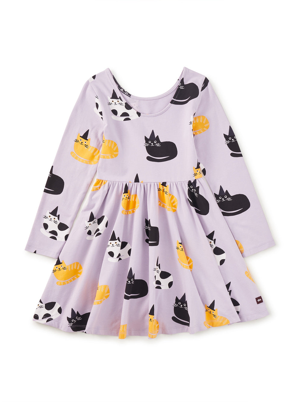Printed Ballet Dress - Cats in Hats