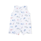 Sleeveless Shortie Romper - Fishing Lures