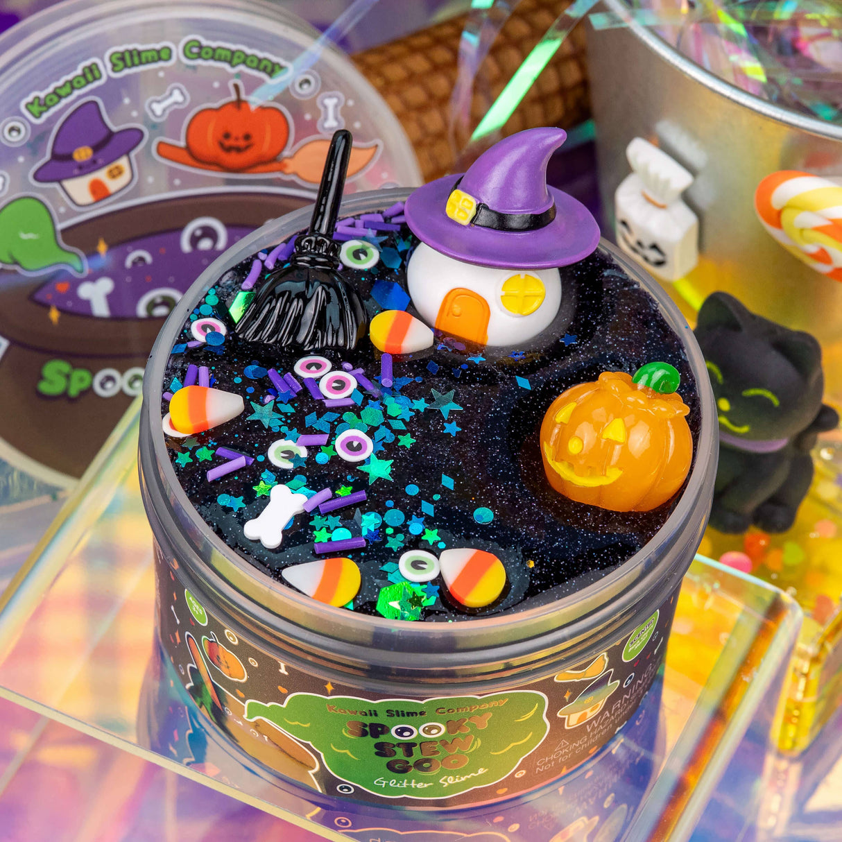 Kawaii Slime - Spooky Stew Goo Glitter Slime