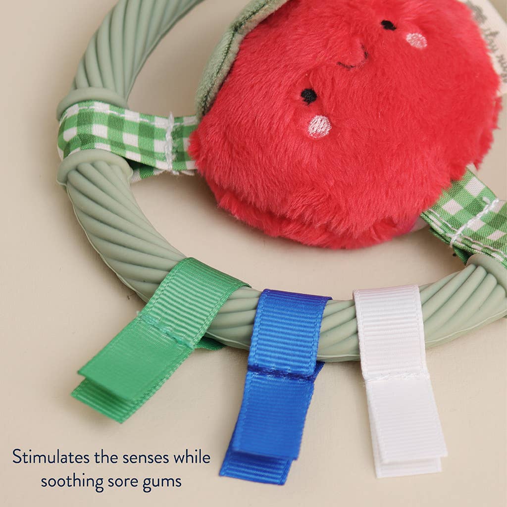 Itzy Ring Pal Teether - Taupe Bear
