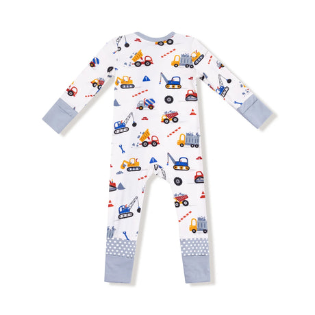 Zip Romper - Crayon Construction
