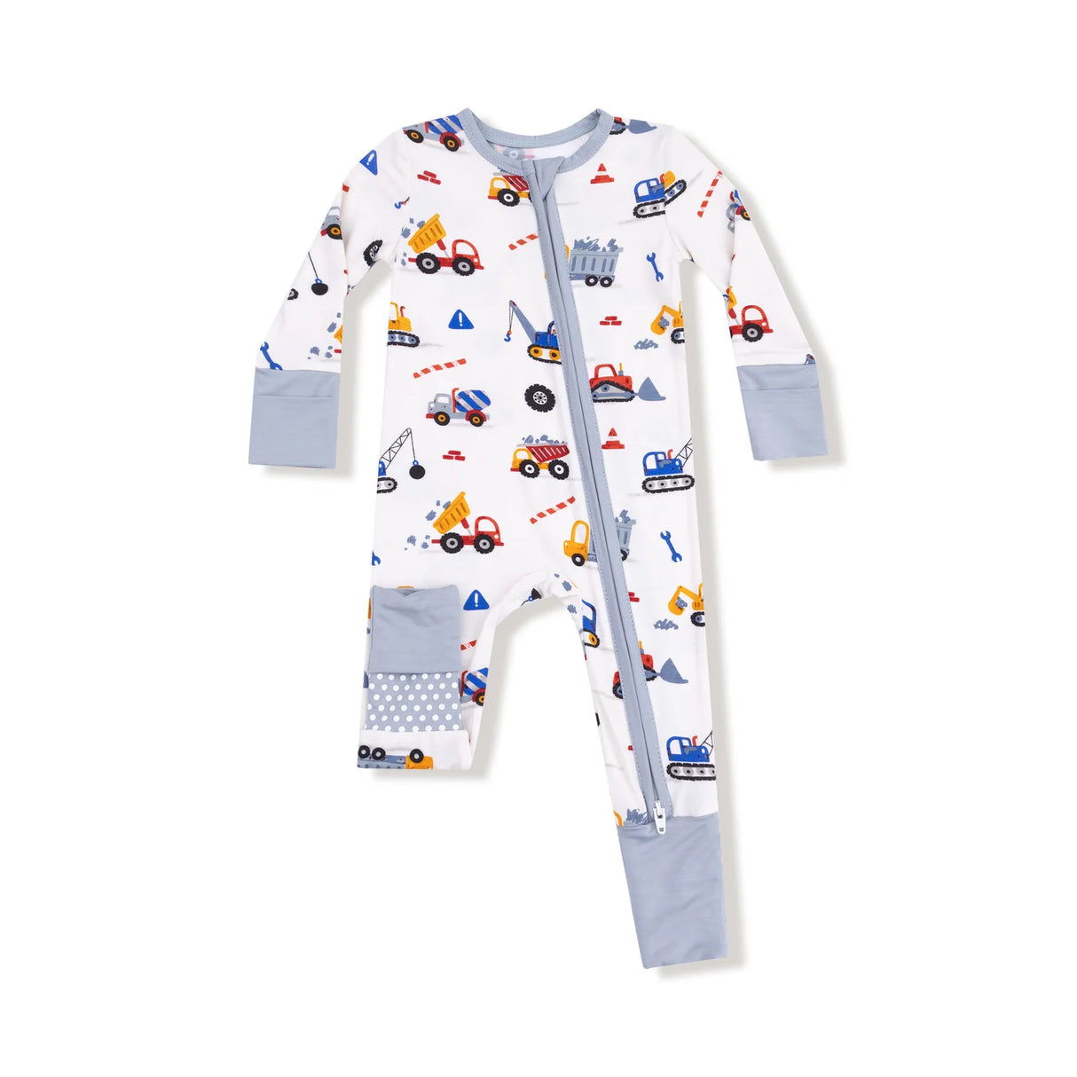 Zip Romper - Crayon Construction