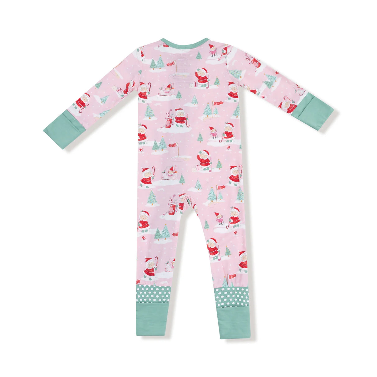 Zip Romper - Golfing Mrs. Claus