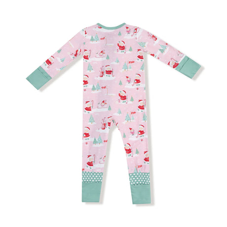 Zip Romper - Golfing Mrs. Claus