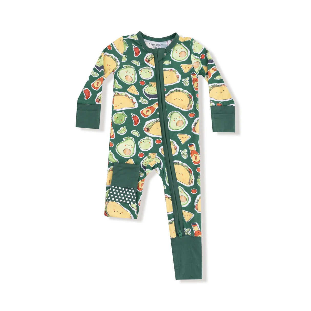 Zip Romper - Happy Tacos