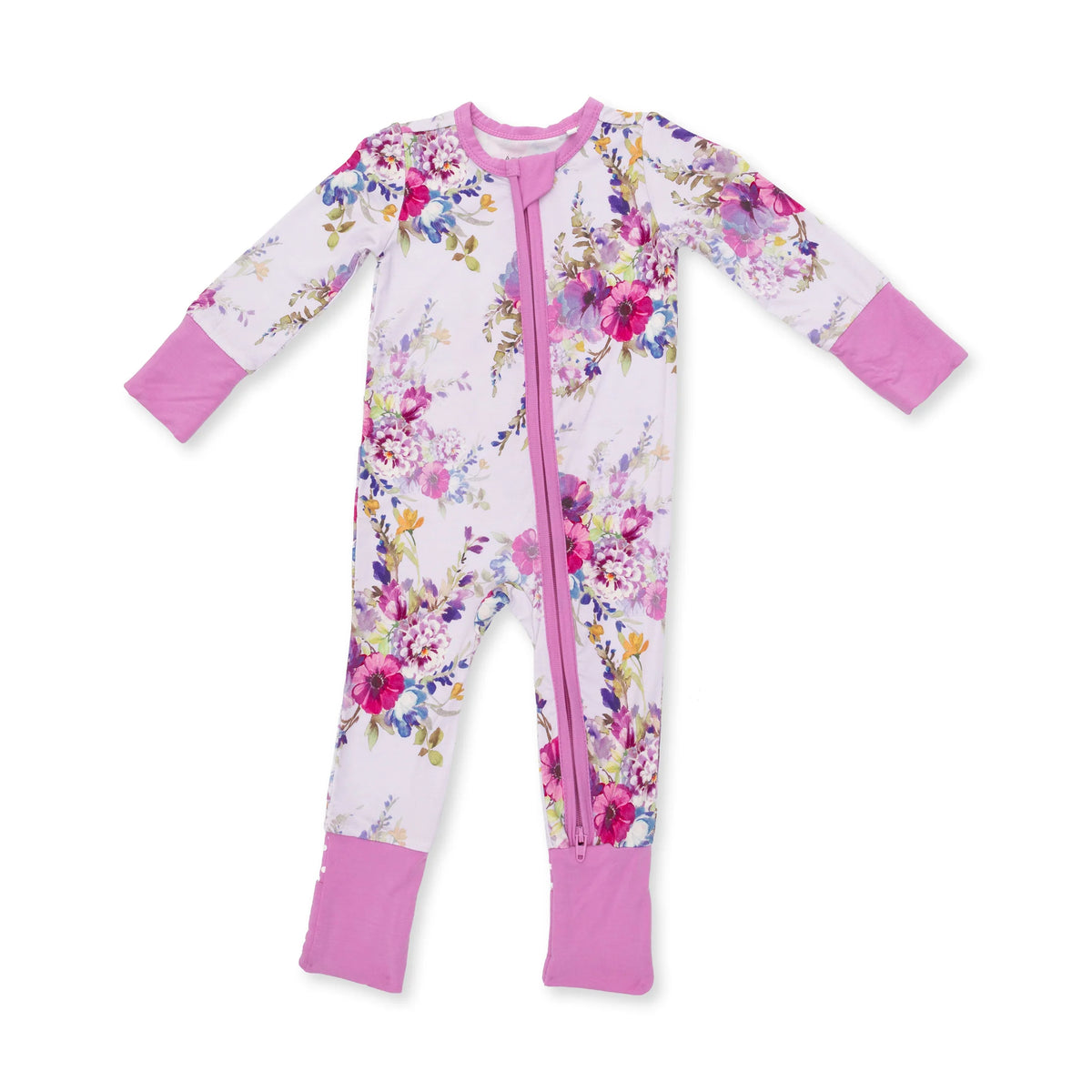 Zip Romper - Dahlia Floral