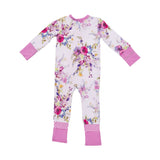 Zip Romper - Dahlia Floral