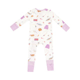 Zip Romper - Pink Fishing Things