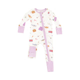 Zip Romper - Pink Fishing Things