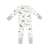Zip Romper - Soft Dinos