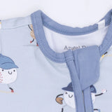 Zip Romper - Baseballs Playing Baseball