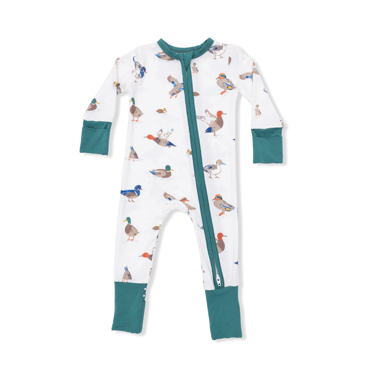 Zip Romper - Ducks