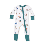 Zip Romper - Ducks
