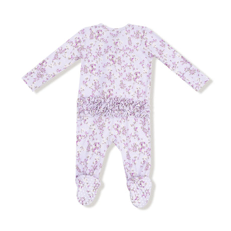 Ruffle Zip Footie - Sweet Dreams