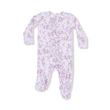 Ruffle Zip Footie - Sweet Dreams