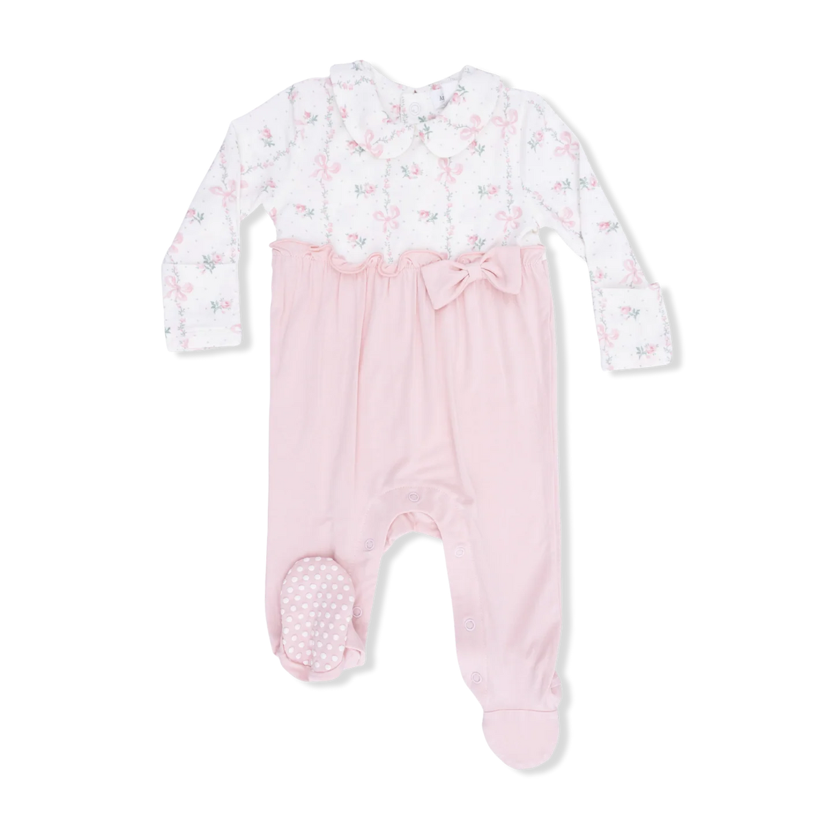 Bow Footie - Dainty Buds and Bows