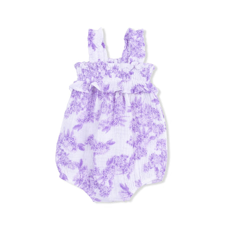 Ruffly Strap Bubble - Lilac Floral