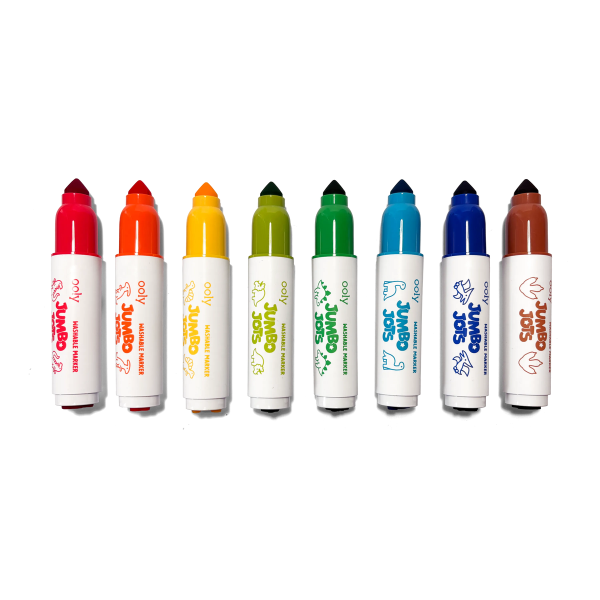 Jumbo Jots Dual Tip Stamp Markers - Dinosaur