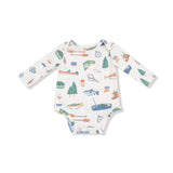Long Sleeve Bodysuit - Fishing Things