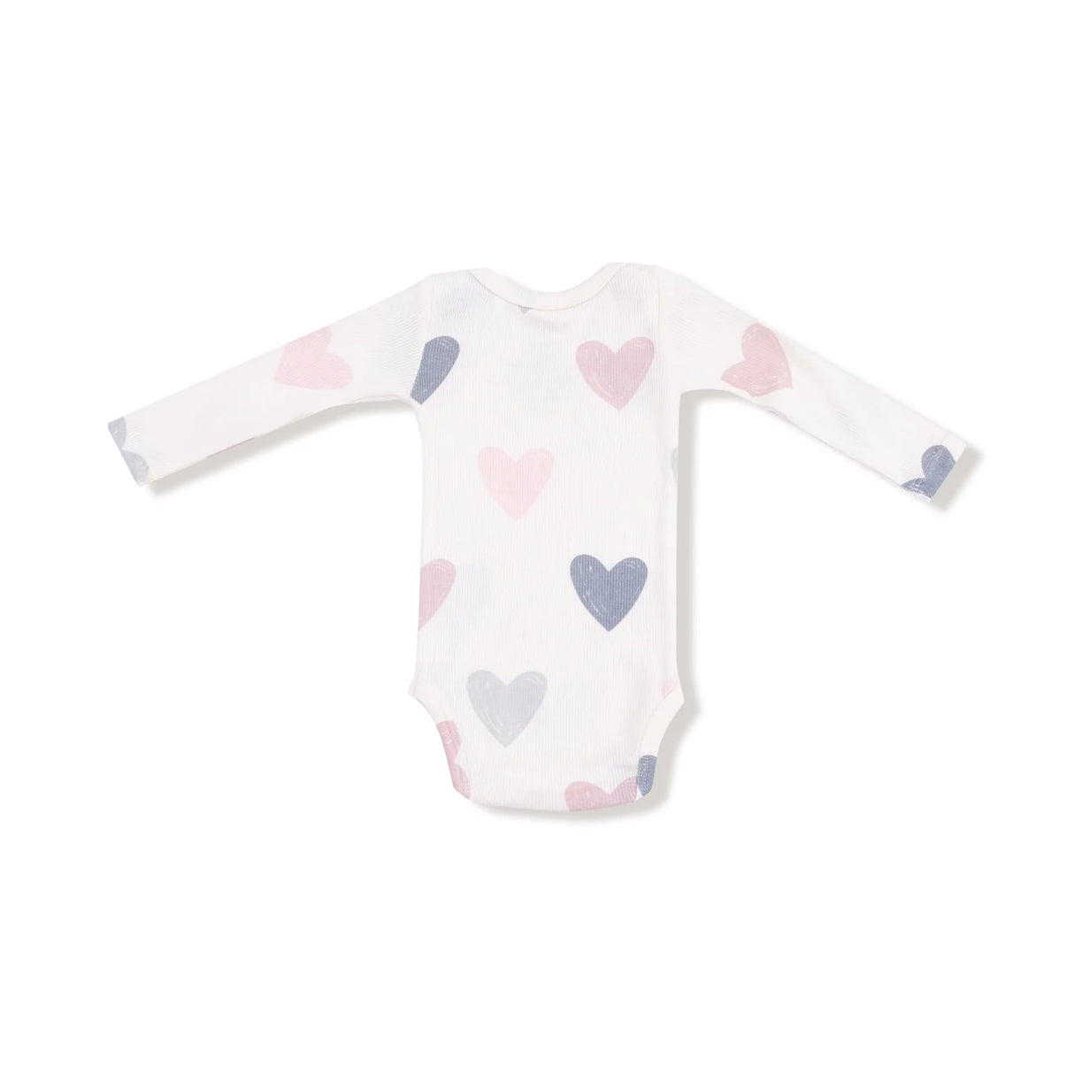 Long Sleeve Bodysuit - Hearts