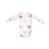 Long Sleeve Bodysuit - Hearts