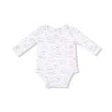 Long Sleeve Bodysuit - Neutral Pups