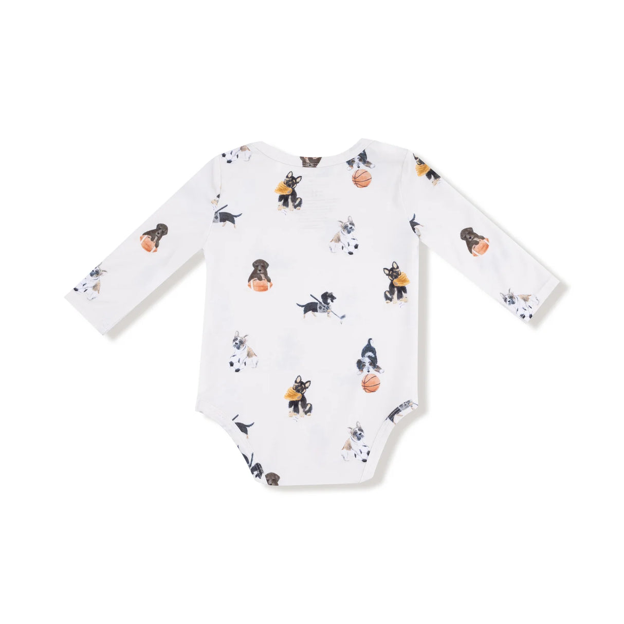 Long Sleeve Bodysuit - Sporty Puppies
