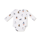 Long Sleeve Bodysuit - Sporty Puppies