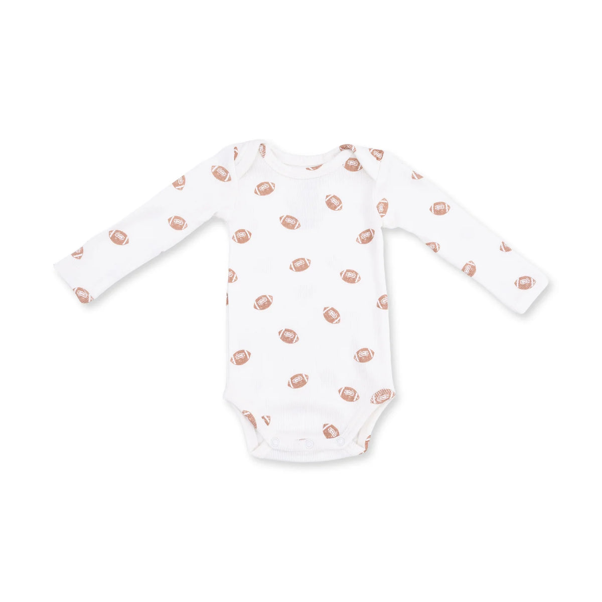 Long Sleeve Bodysuit - Mini Footballs