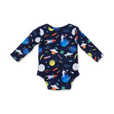 Long Sleeve Bodysuit - Astronauts and Rockets