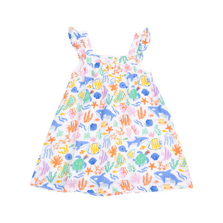 Muslin Sundress - Colorful Reef