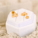 Pierced Co. Screwback Earrings - Sandcastle